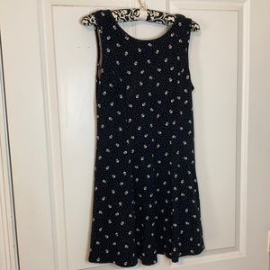 Black cotton summer dress